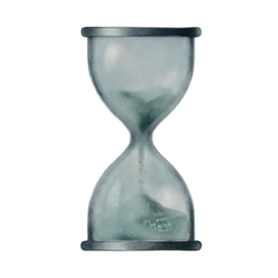 DeadScroll hourglass logo